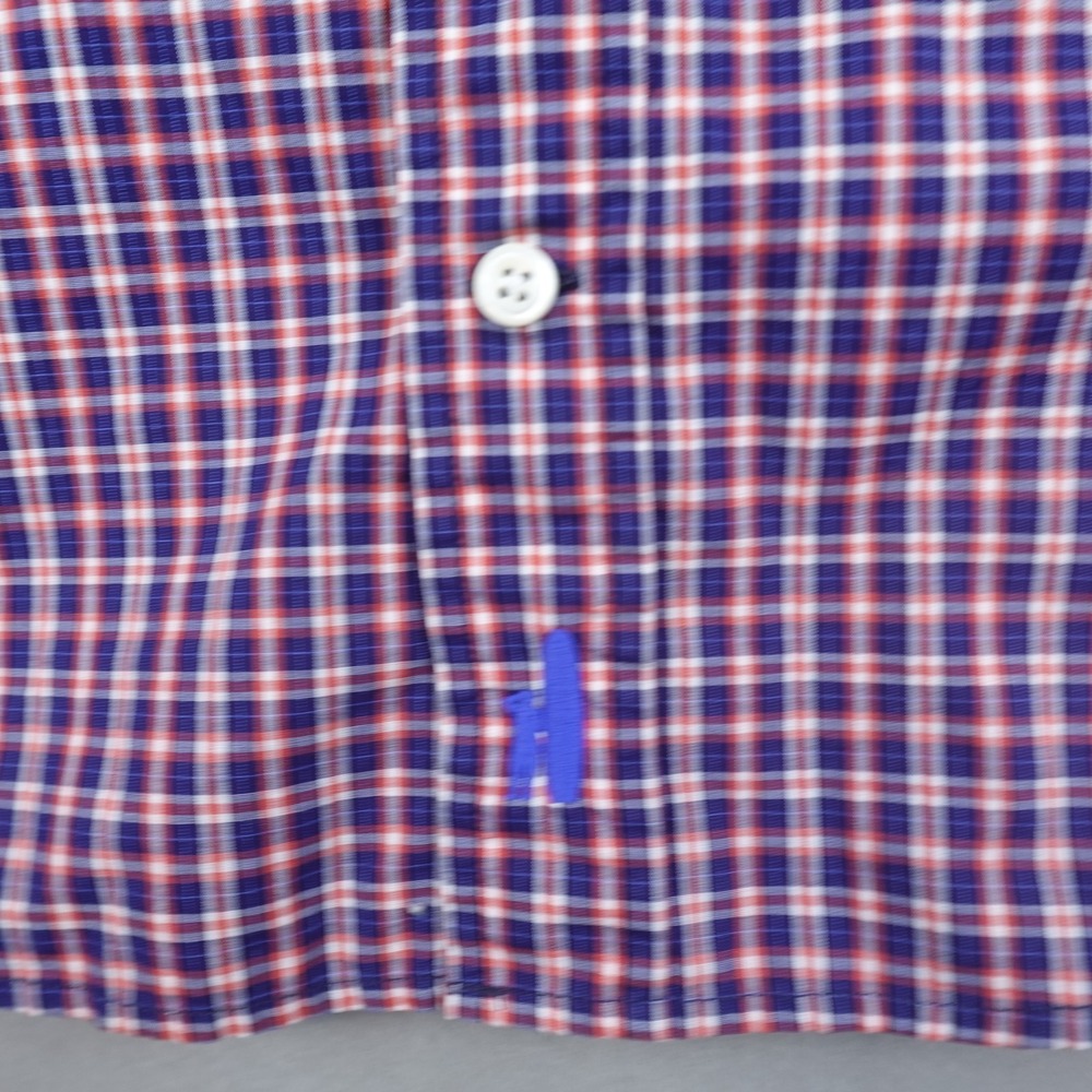 Johnnie O Shirt Classic Check Button Down Size Small Long Sleeves - Picture 2 of 9